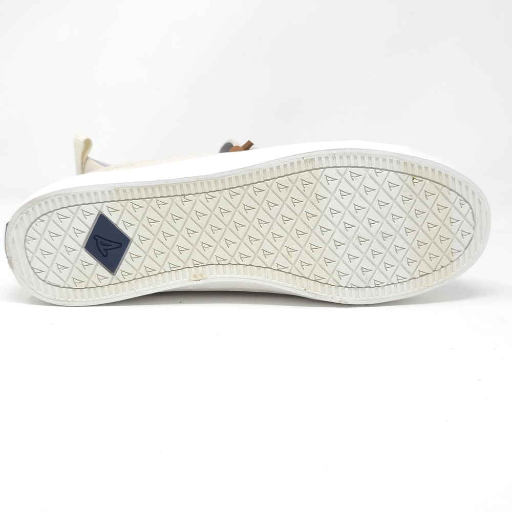 Sperry Womens Crest Vibe Canvas Low Top Lace Up Fashion Sneakers, Oat, Size 9M - Picture 4 of 8